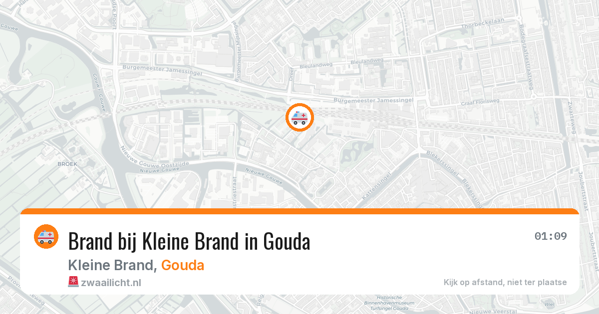 Brand bij Kleine Brand in Gouda — 26 jun 2026