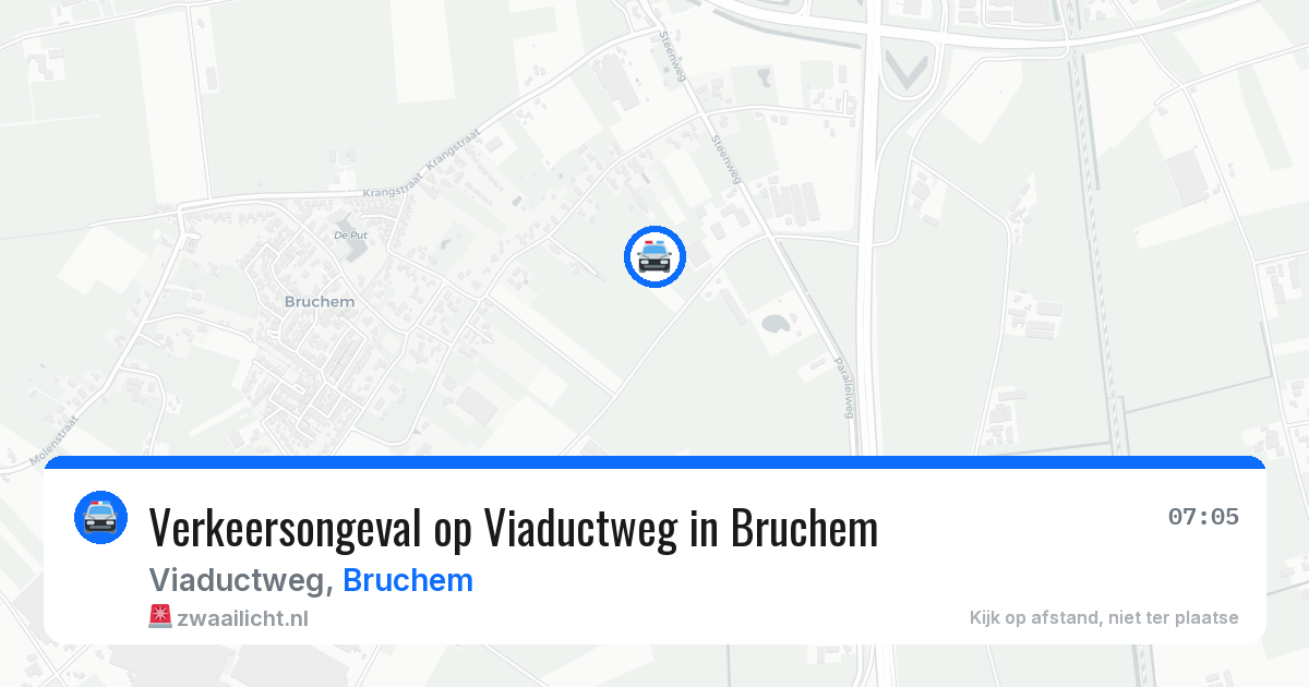 Verkeersongeval op Viaductweg in Bruchem — 13 mei 2026