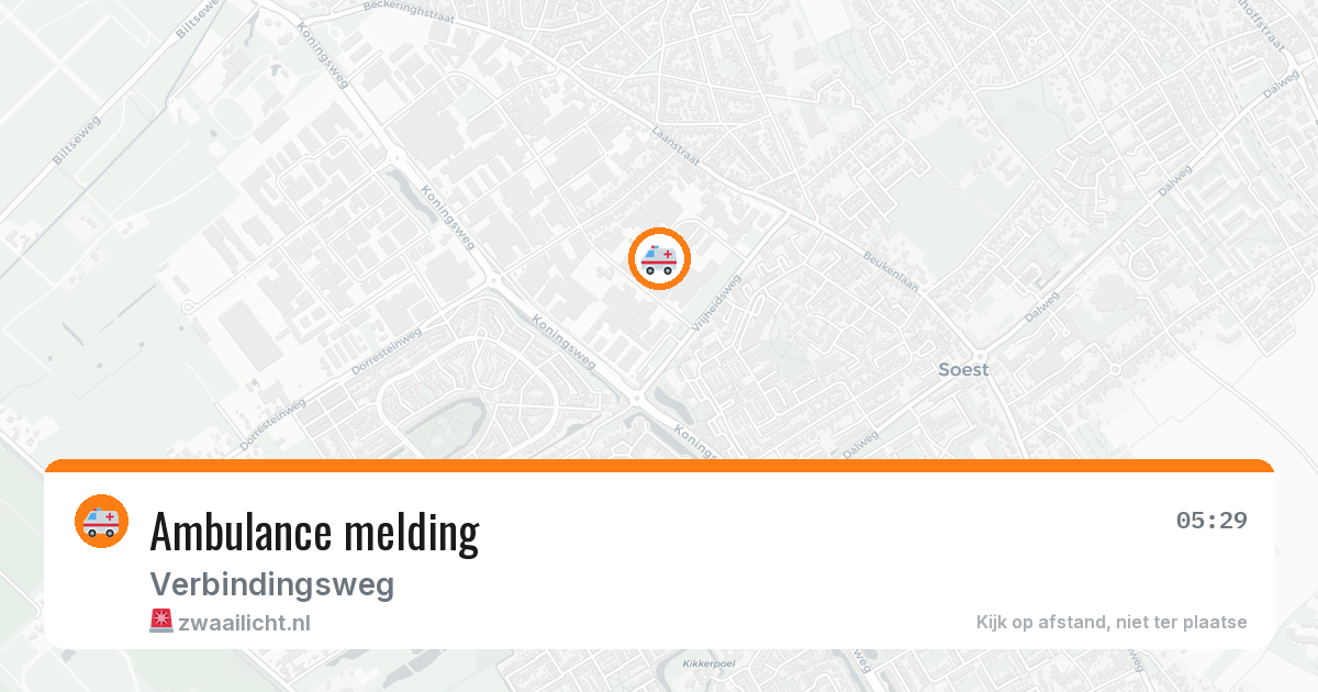 Ambulance melding — 28 apr 2026