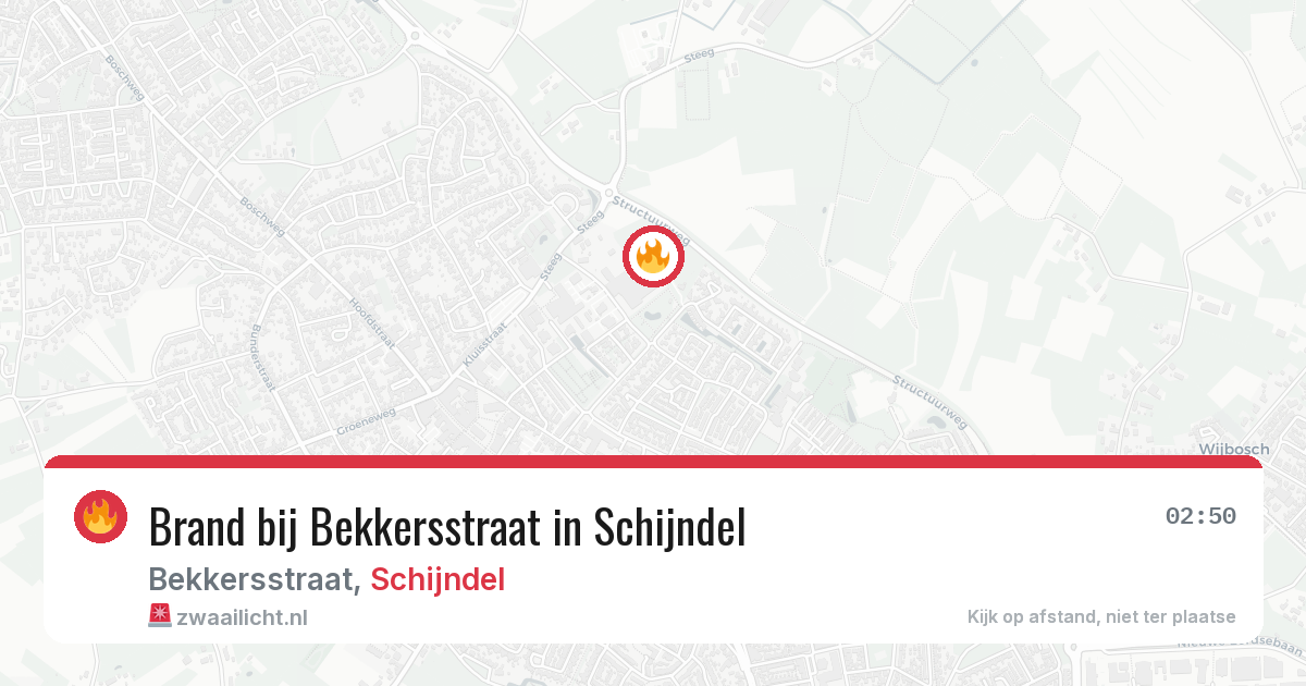 Brand bij Bekkersstraat in Schijndel — 4 mei 2026
