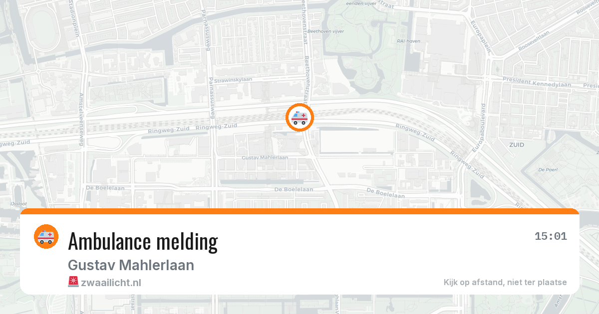 Ambulance melding — 22 apr 2026