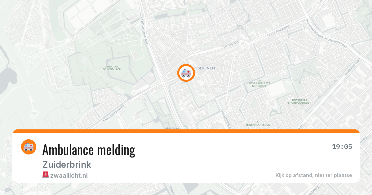 Ambulance melding — 5 jul 2026