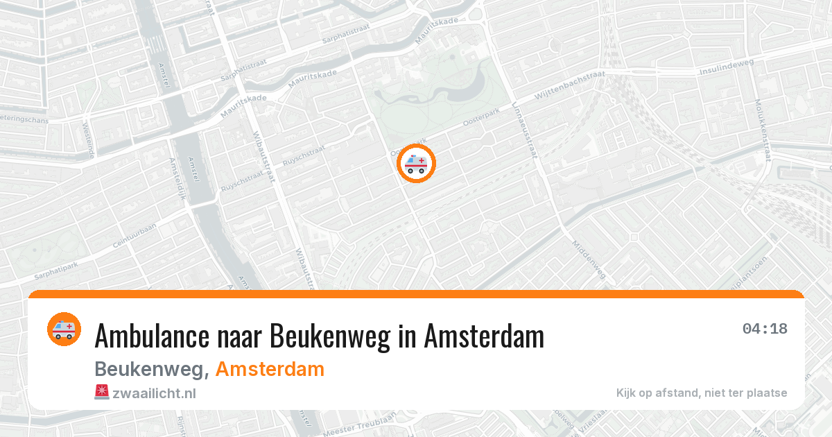 Ambulance naar Beukenweg in Amsterdam — 19 jun 2026