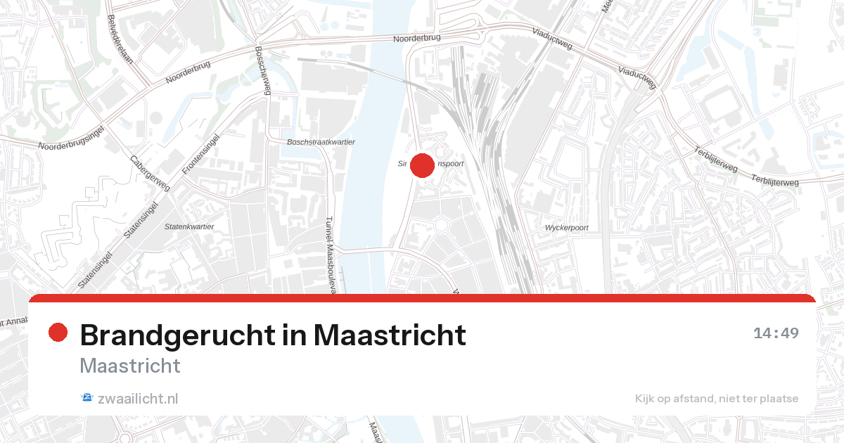 Brandgerucht in Maastricht — 11 aug 2026