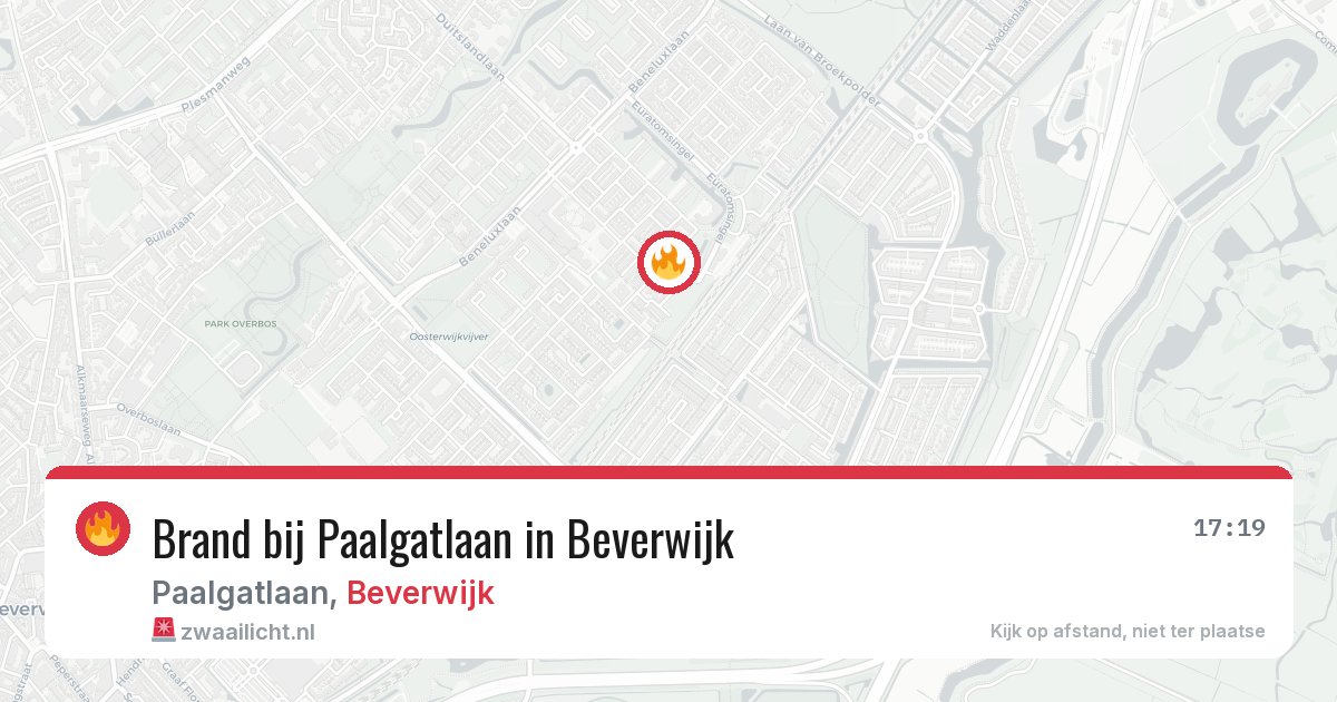 Brand bij Paalgatlaan in Beverwijk — 2 aug 2026