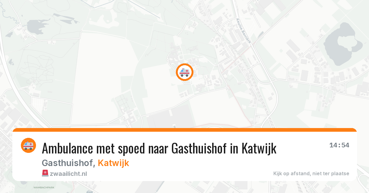 Ambulance met spoed naar Gasthuishof in Katwijk — 23 jan 2026