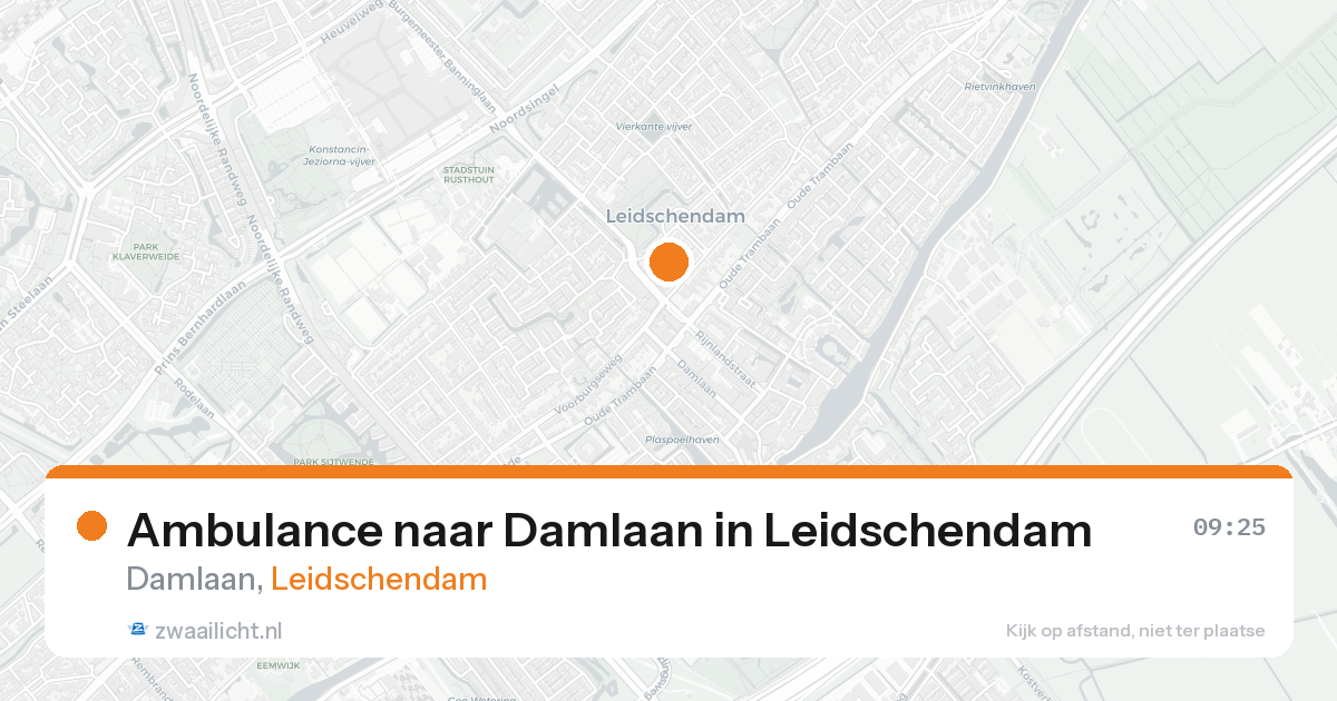 Ambulance naar Damlaan in Leidschendam — 2 mrt 2026