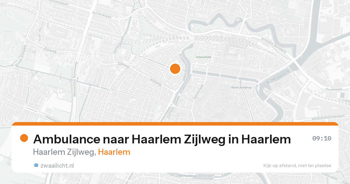 Ambulance naar Haarlem Zijlweg in Haarlem — 8 feb 2026