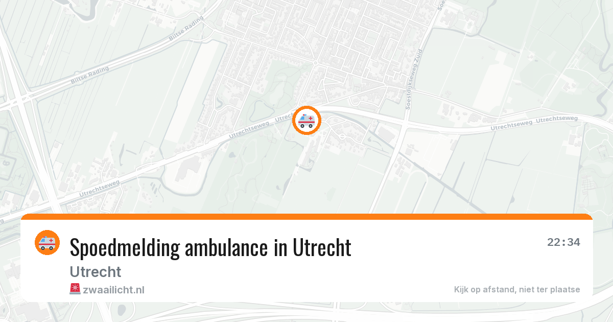 Spoedmelding ambulance in Utrecht — 6 apr 2026