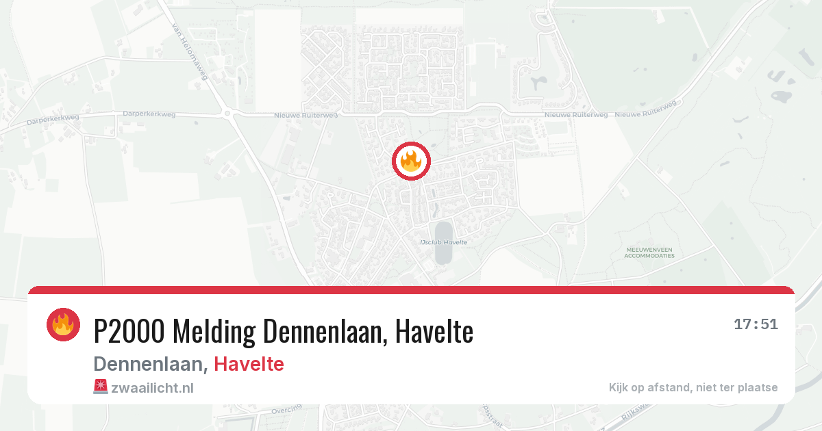 P2000 Melding Dennenlaan, Havelte — 28 feb 2026