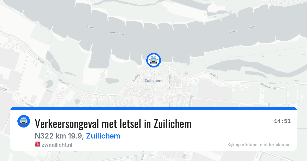 Verkeersongeval met letsel in Zuilichem — 24 jun 2026