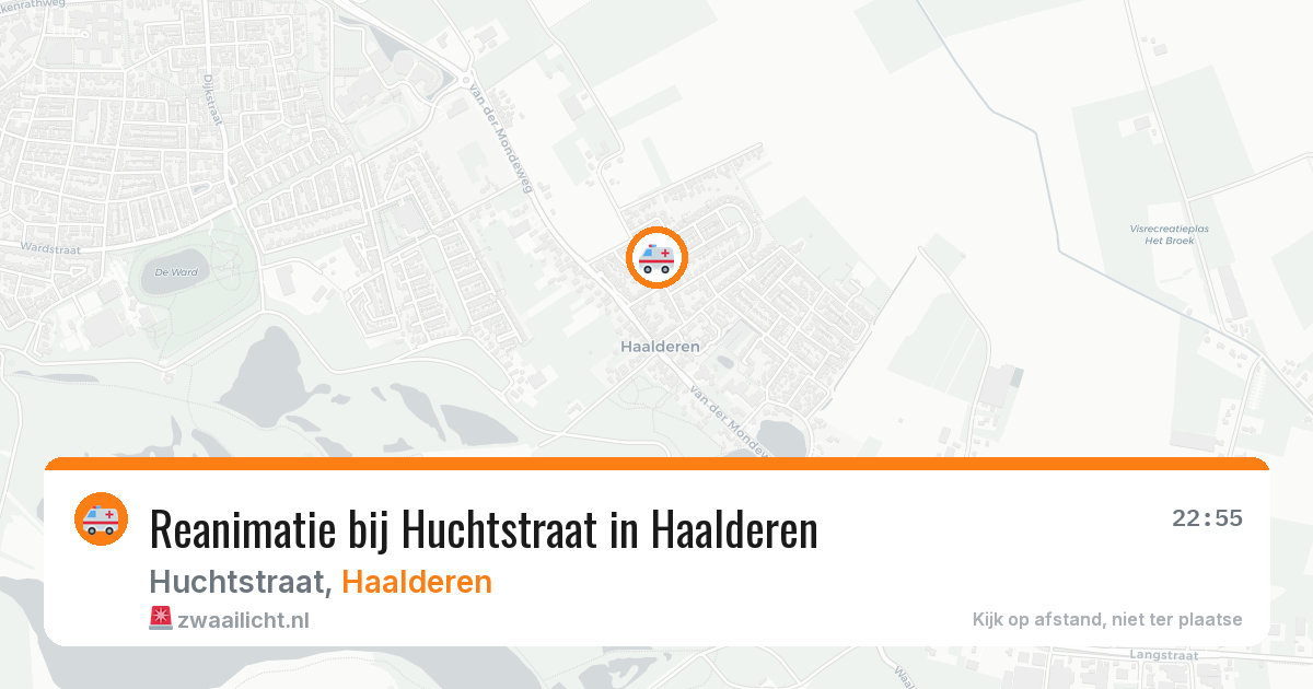 Reanimatie bij Huchtstraat in Haalderen — 29 jan 2026