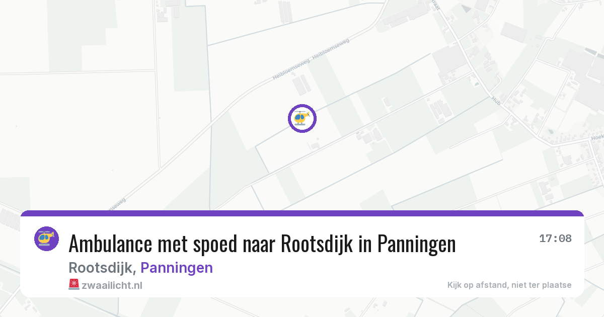 Ambulance met spoed naar Rootsdijk in Panningen — 27 jul 2026