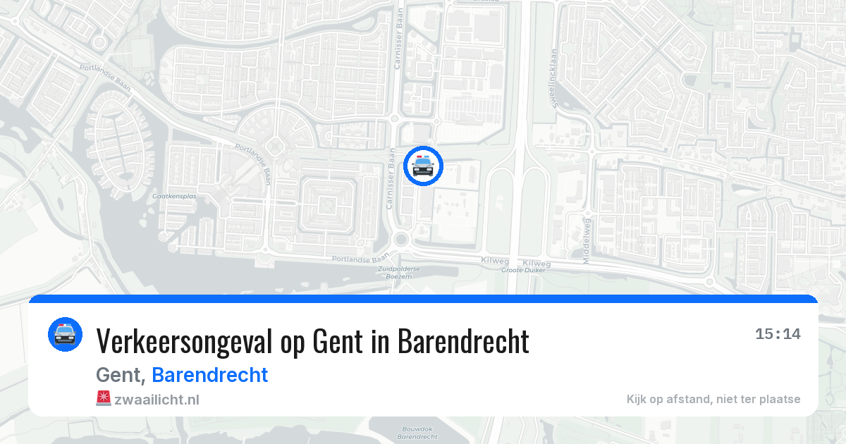 Verkeersongeval op Gent in Barendrecht — 29 mei 2026