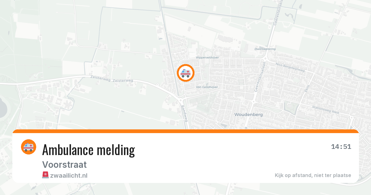 Ambulance melding — 14 mei 2026