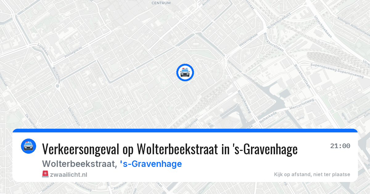 Verkeersongeval op Wolterbeekstraat in 's-Gravenhage — 28 jun 2026