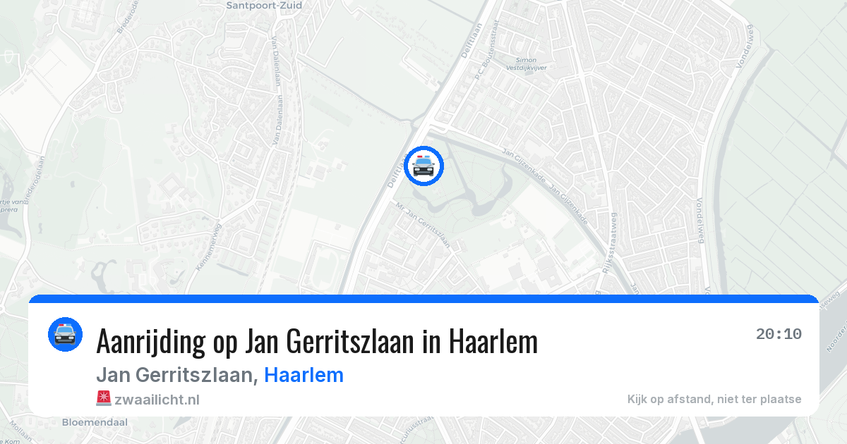 Aanrijding op Jan Gerritszlaan in Haarlem — 16 jun 2026