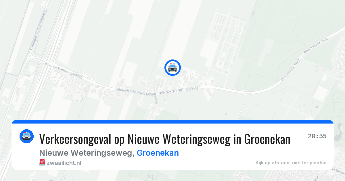 Verkeersongeval op Nieuwe Weteringseweg in Groenekan — 19 mei 2026
