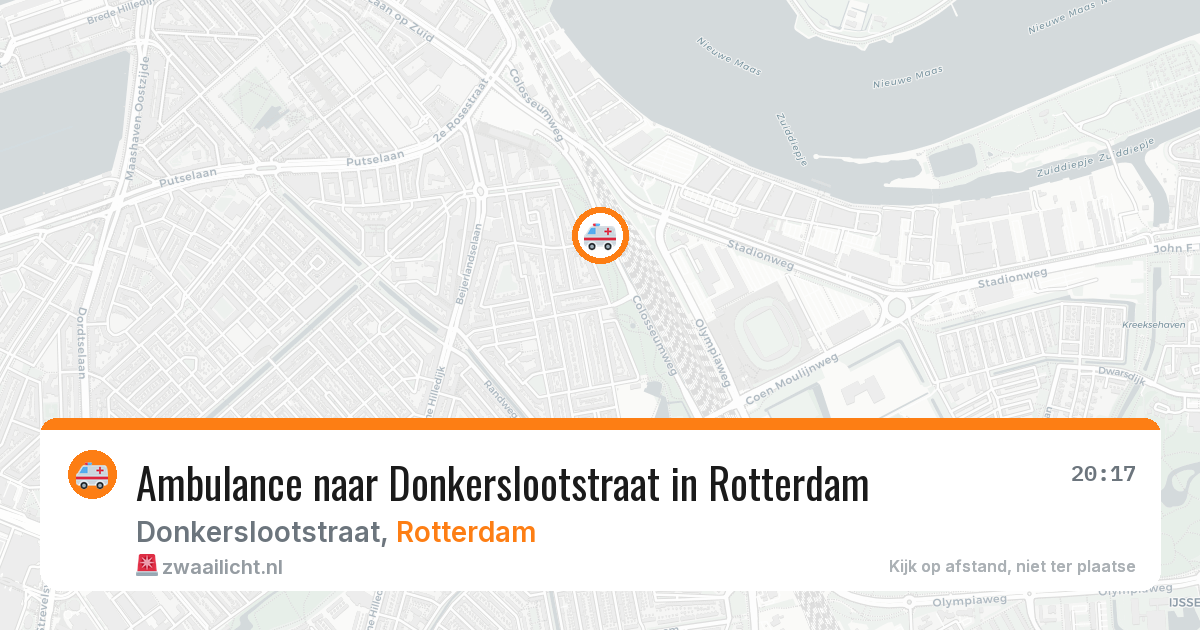 Ambulance naar Donkerslootstraat in Rotterdam — 6 apr 2026
