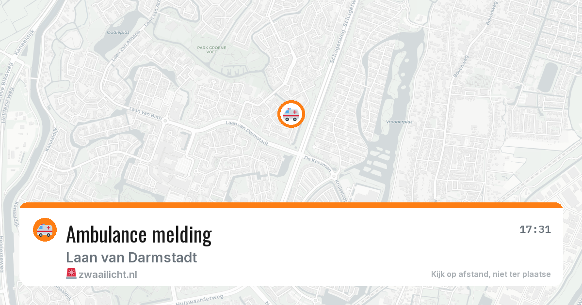 Ambulance melding — 6 jul 2026