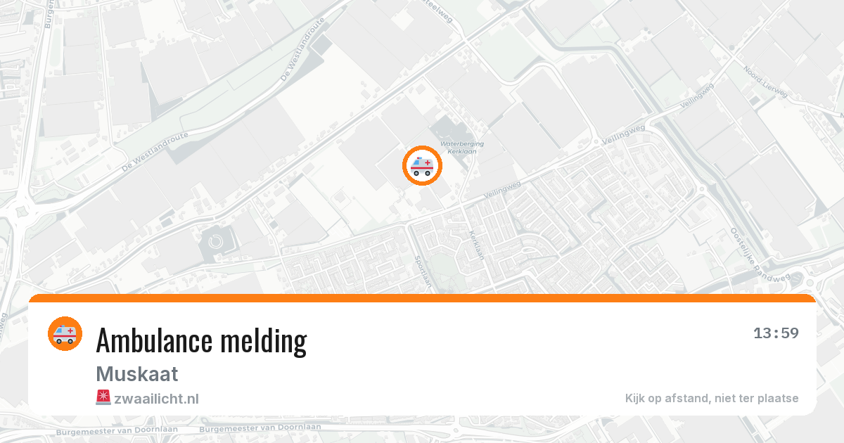 Ambulance melding — 23 apr 2026