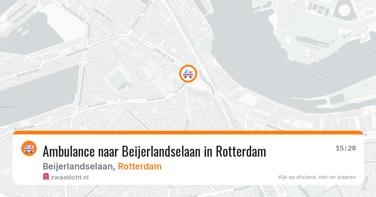 Ambulance naar Beijerlandselaan in Rotterdam — 11 jul 2026