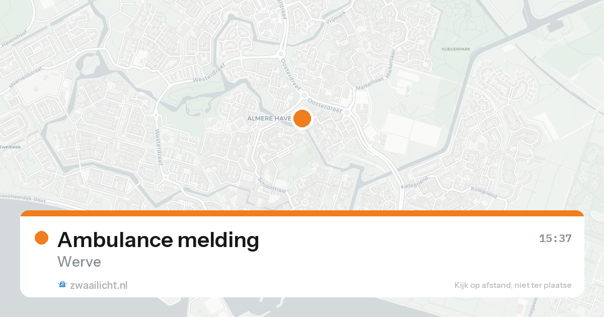 Ambulance melding — 7 feb 2026