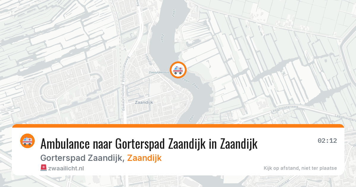 Ambulance naar Gorterspad Zaandijk in Zaandijk — 30 jan 2026