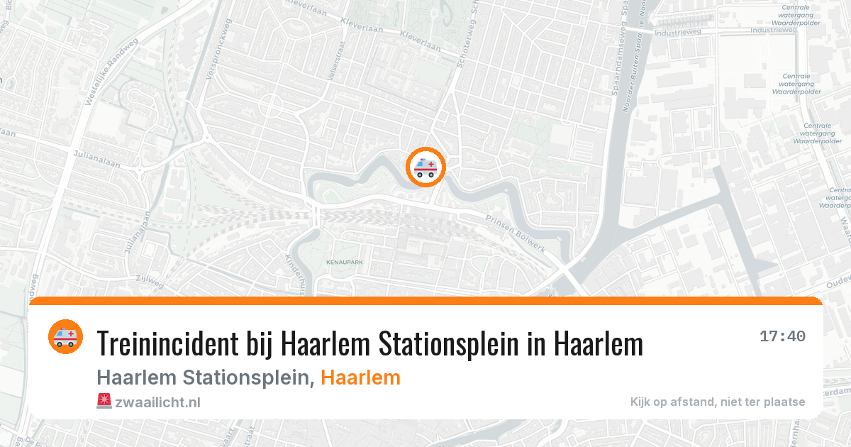 Treinincident bij Haarlem Stationsplein in Haarlem — 10 feb 2026