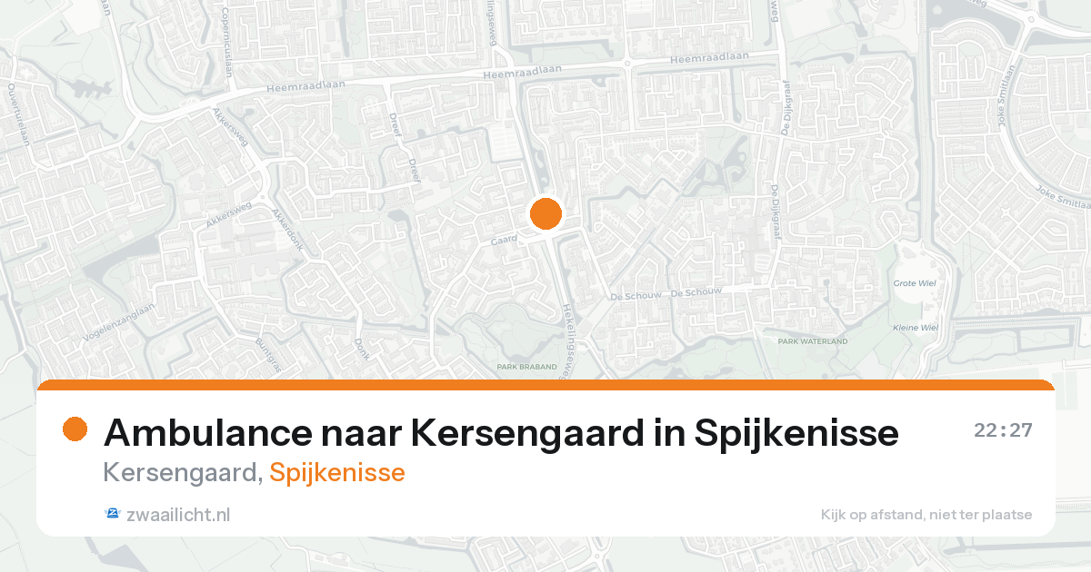 Ambulance naar Kersengaard in Spijkenisse — 5 jun 2026