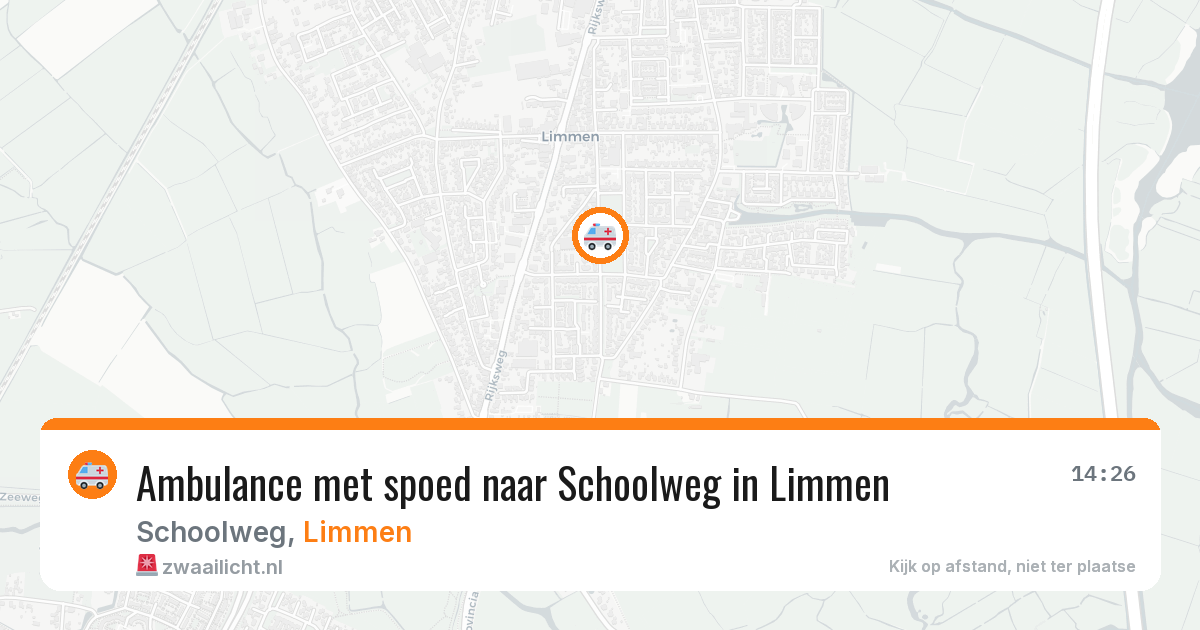 Ambulance met spoed naar Schoolweg in Limmen — 10 feb 2026