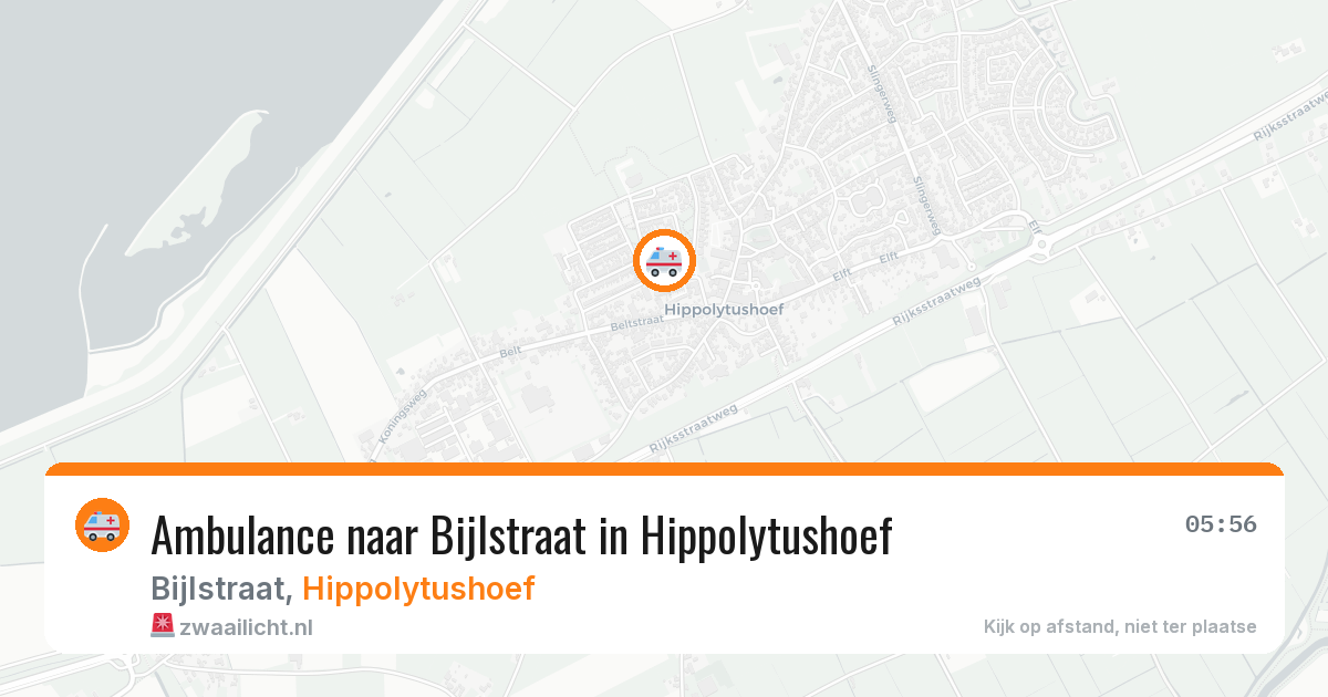 Ambulance naar Bijlstraat in Hippolytushoef — 9 feb 2026