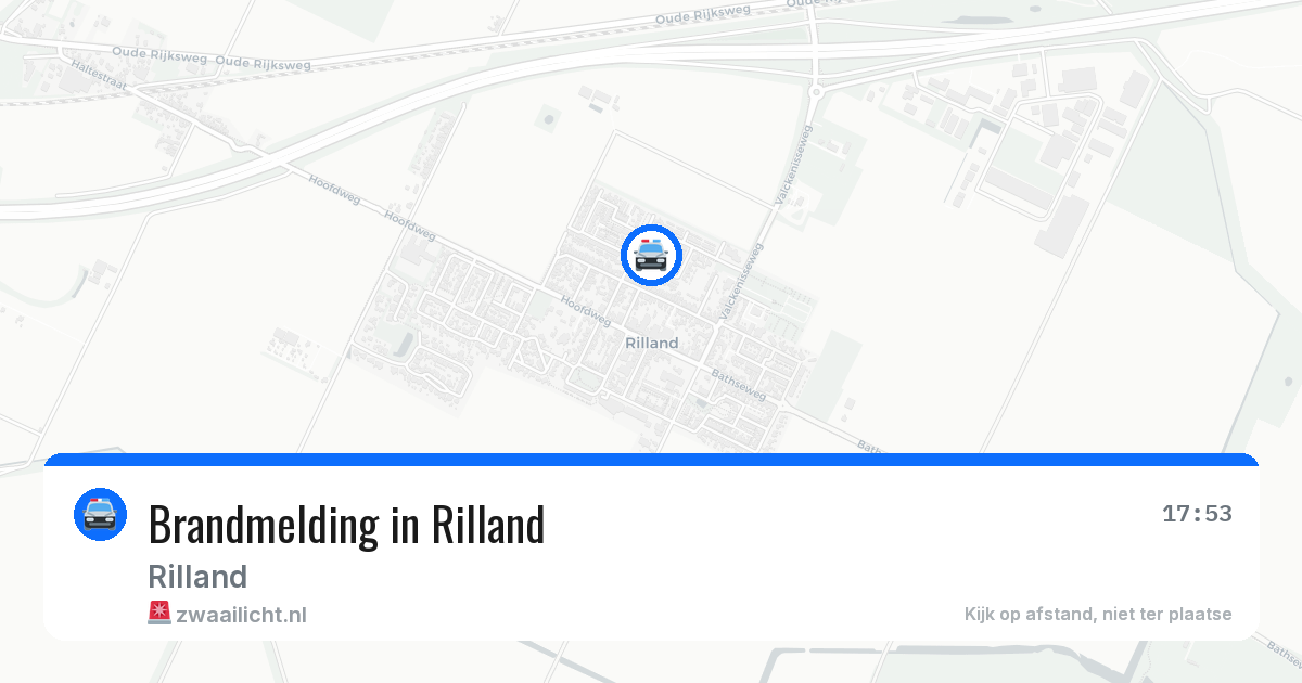 Brandmelding in Rilland — 10 mrt 2026