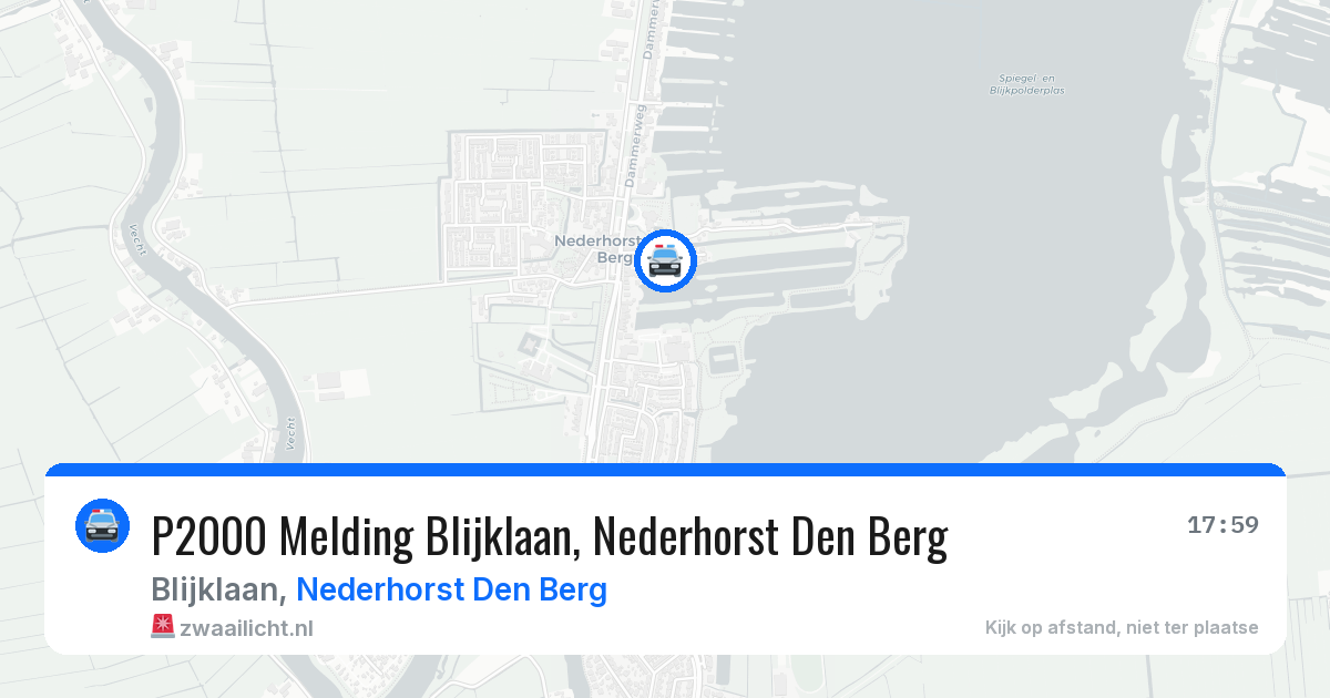 P2000 Melding Blijklaan, Nederhorst Den Berg — 2 jul 2026