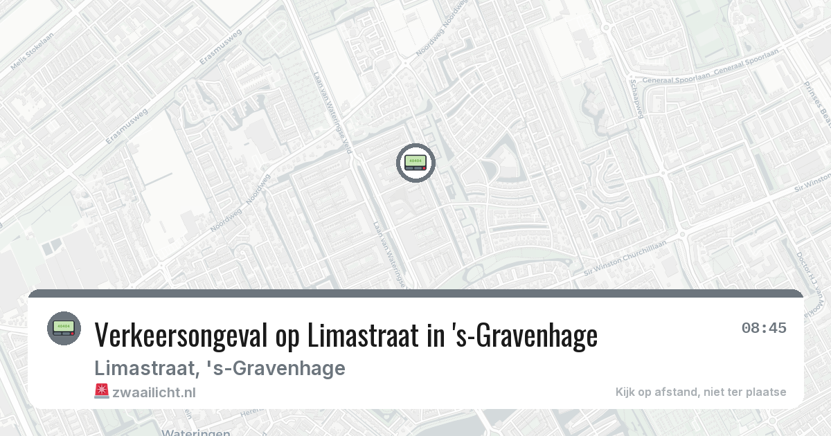Verkeersongeval op Limastraat in 's-Gravenhage — 11 feb 2026