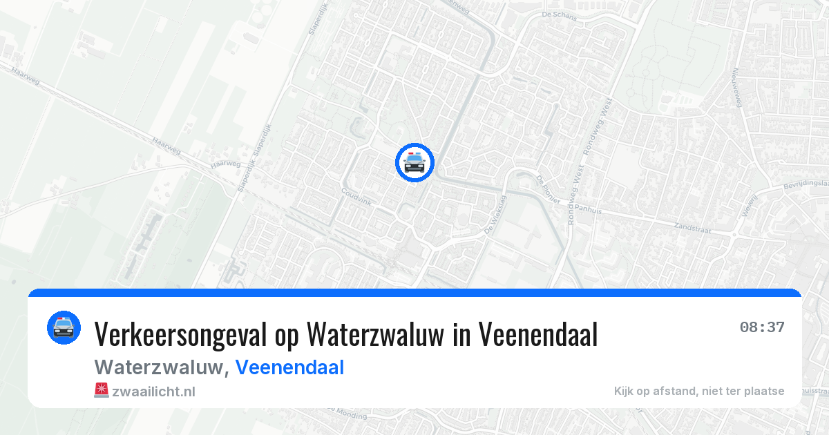 Verkeersongeval op Waterzwaluw in Veenendaal — 23 jun 2026
