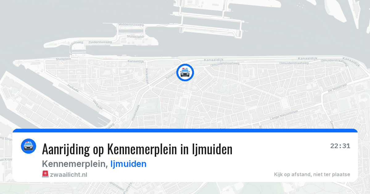Aanrijding op Kennemerplein in Ijmuiden — 4 jul 2026