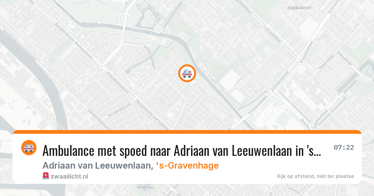 Ambulance met spoed naar Adriaan van Leeuwenlaan in 's-Gravenhage — 21 jan 2026