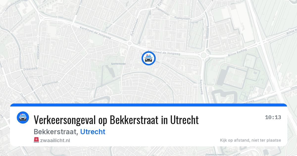 Verkeersongeval op Bekkerstraat in Utrecht — 29 apr 2026