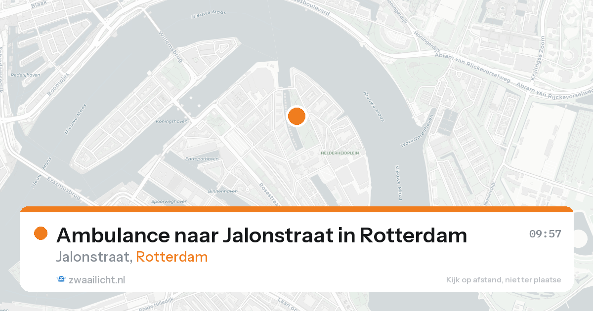 Ambulance naar Jalonstraat in Rotterdam — 6 jun 2026