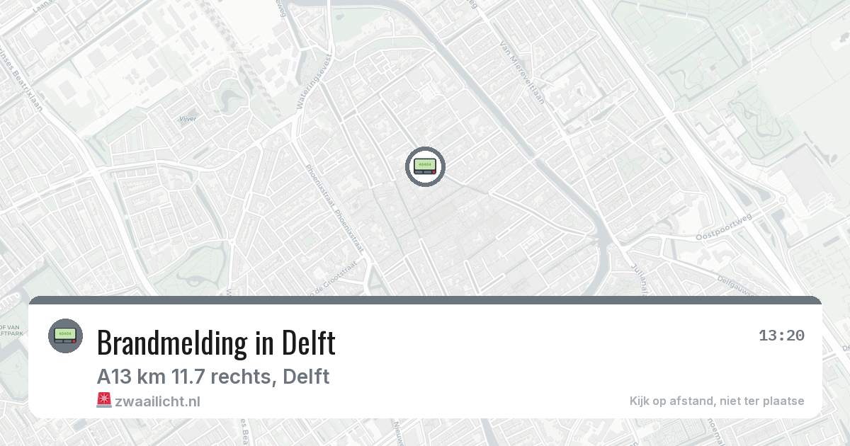 Brandmelding in Delft — 23 feb 2026