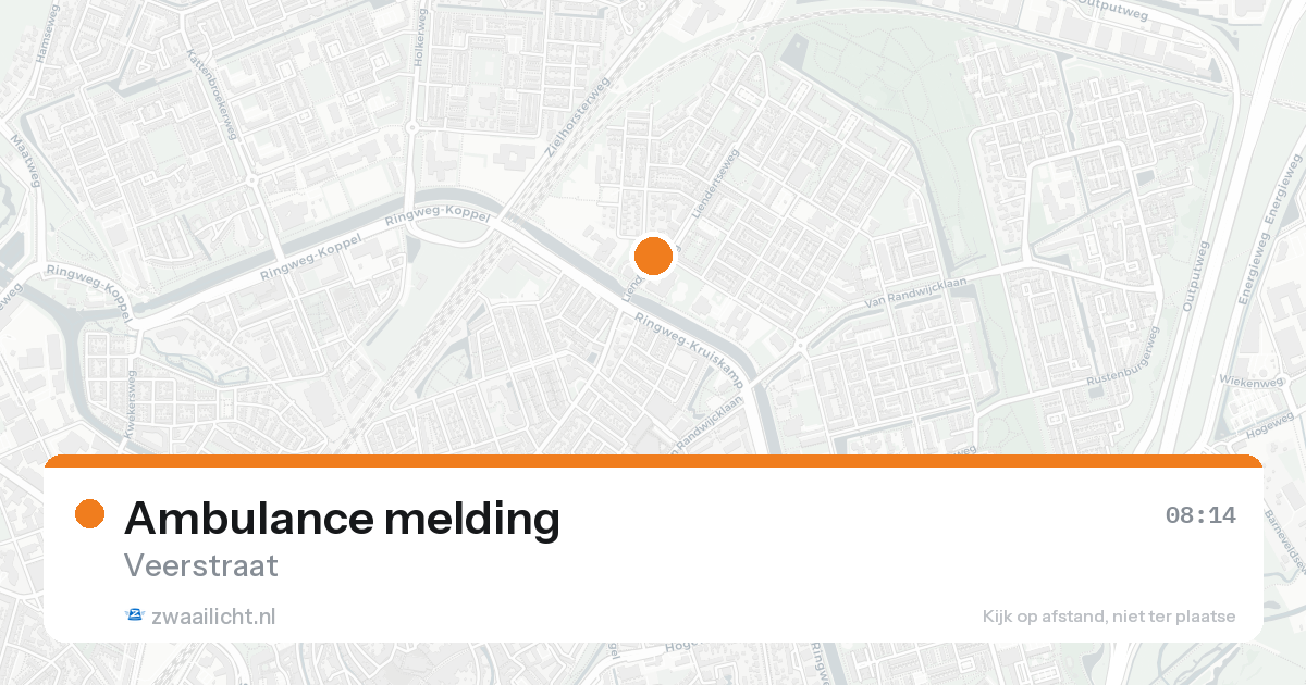 Ambulance melding — 31 jan 2026