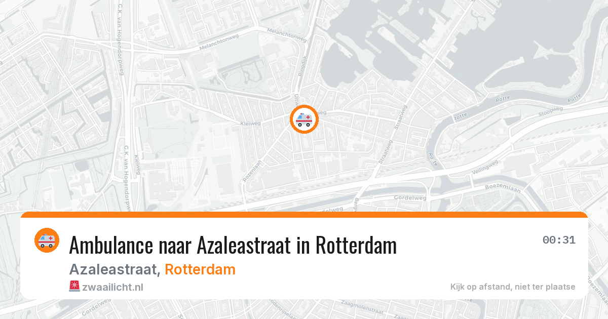 Ambulance naar Azaleastraat in Rotterdam — 20 mei 2026