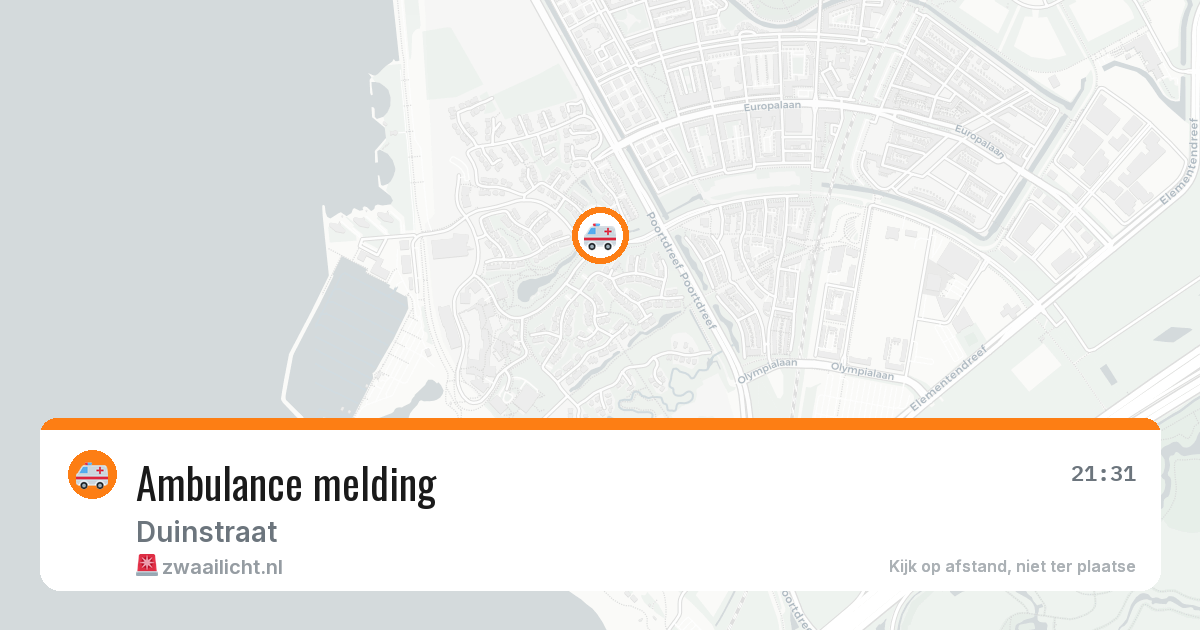 Ambulance melding — 26 jun 2026