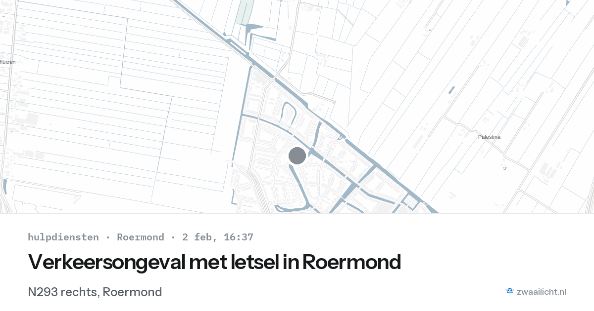 Verkeersongeval met letsel in Roermond — 2 feb 2026