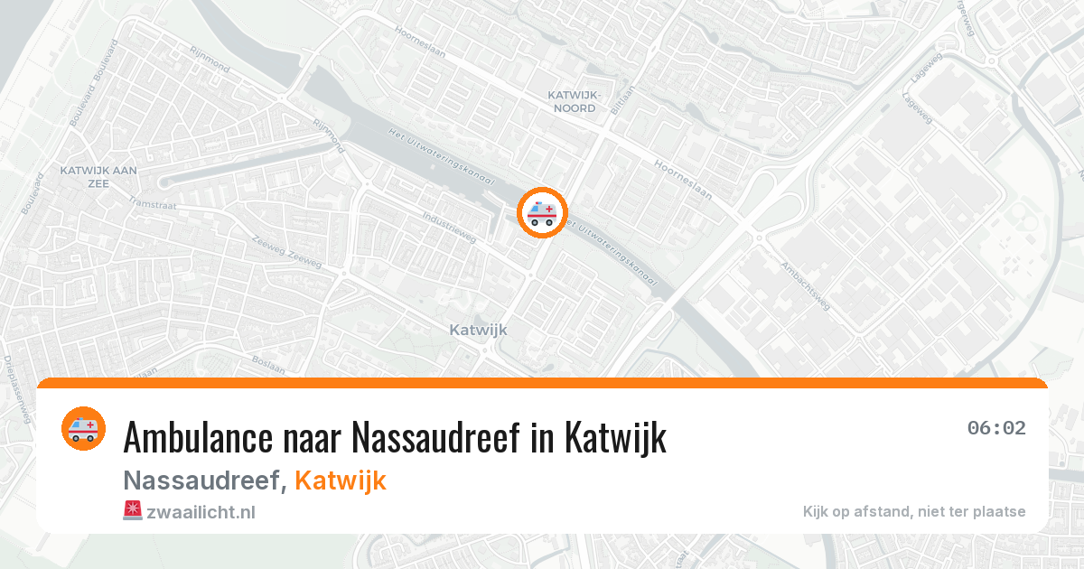 Ambulance naar Nassaudreef in Katwijk — 11 jul 2026