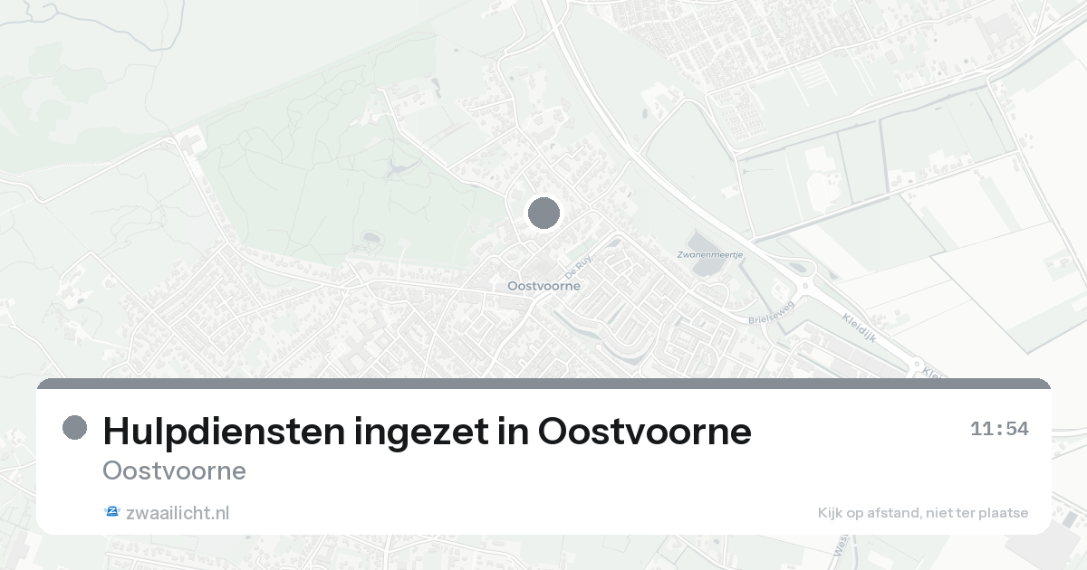 Hulpdiensten ingezet in Oostvoorne — 7 feb 2026 | 🚨 Zwaailicht.nl