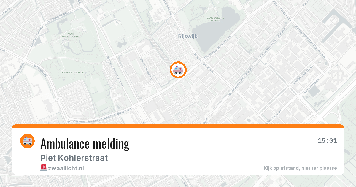 Ambulance melding — 8 feb 2026
