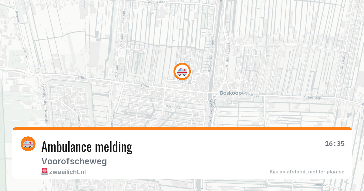 Ambulance melding — 5 feb 2026