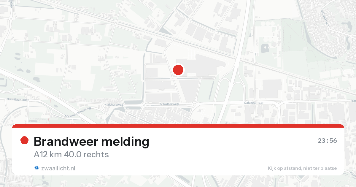Brandweer melding — 9 jun 2026 | 🚨 Zwaailicht.nl